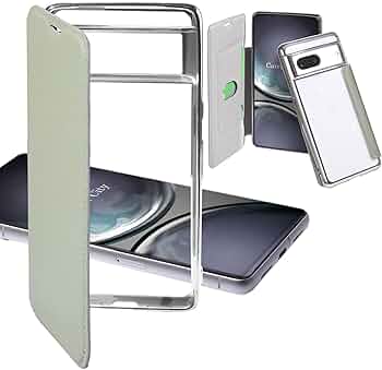 Google Pixel 8　オマケ付 Hazel色　 本体　カバー、専用ポーチ Amazon.co.jp: Carrier-City google pixel 8 ケース 手帳型 薄型 透明